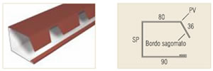 Closed frontal flashing