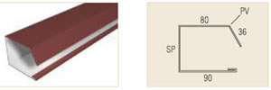 Closed side flashing